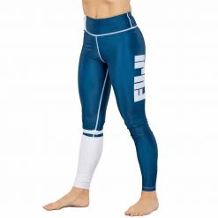BFCM Script Women's Grappling Spats Blue Jiu Jitsu