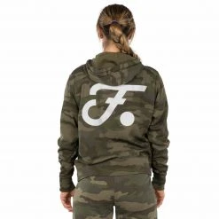 Graphic Ink Forest Camo Womens Hoodie Jiu Jitsu
