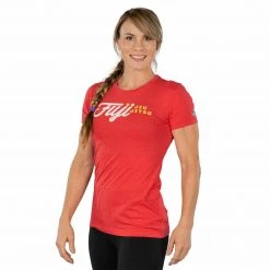 BFCM Script Women's T-Shirt Red Jiu Jitsu