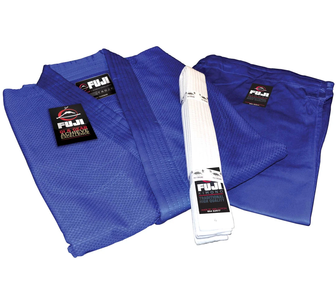 BFCM Single Weave Judo Gi Blue 4 BFCM Single Weave Judo Gi Blue