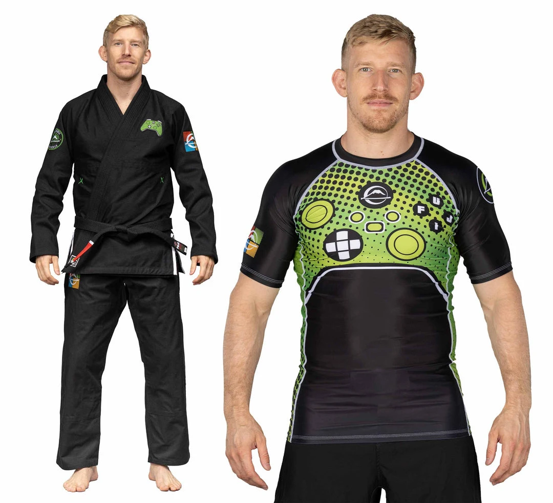 FUJI Sports Gamer Series Gi Bundle Green 1 FUJI Sports Gamer Series Gi Bundle Green