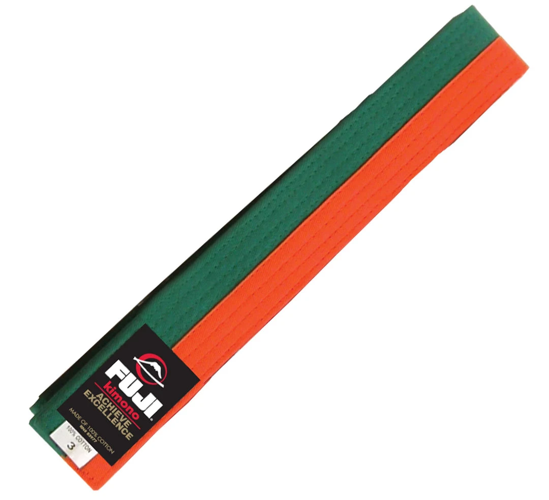 BFCM Orange/Green Judo Belt