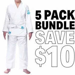 FUJI Sports Starter Judo Kids Gi Bundle (5 Pack)