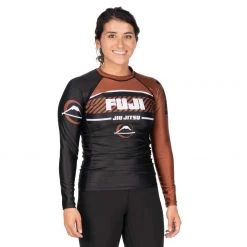 BFCM Freestyle 2.0 Long Sleeve IBJJF Ranked Rashguard (Unisex Sizing) Brown