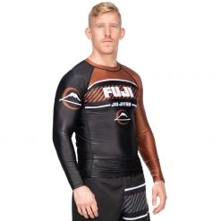 BFCM Freestyle 2.0 Long Sleeve IBJJF Ranked Rashguard Brown