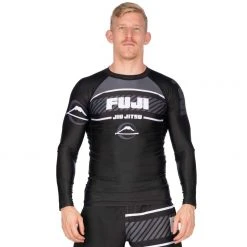 BFCM Freestyle 2.0 Long Sleeve Ranked Rashguard Black Jiu Jitsu