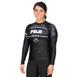BFCM Freestyle 2.0 Long Sleeve Ranked Rashguard (Unisex Sizing) Black