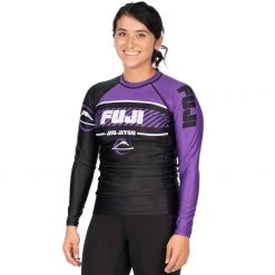 BFCM Jiu Jitsu Freestyle 2.0 Long Sleeve IBJJF Ranked Rashguard (Unisex Sizing) Purple