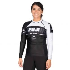 BFCM Jiu Jitsu Freestyle 2.0 Long Sleeve IBJJF Ranked Rashguard (Unisex Sizing) White