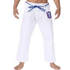 BFCM Tru Fit Pants White Jiu Jitsu