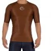 BFCM Jiu Jitsu Baseline Ranked Short Sleeve Rashguard Brown