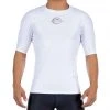 BFCM Baseline Ranked Short Sleeve Rashguard White Jiu Jitsu