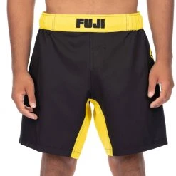 BFCM Jiu Jitsu Essential Grappling Yellow Fight Shorts