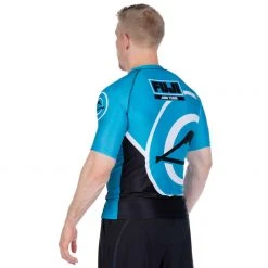 IMatt Sportswear Peak Judo Short Sleeved Rashguard Blue