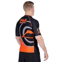 IMatt Sportswear Peak Judo Short Sleeved Rashguard Orange