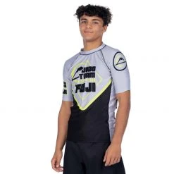 BFCM Peak Judo Short Sleeve Rashguard Grey