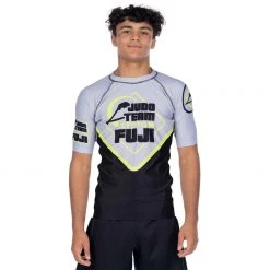 BFCM Peak Judo Short Sleeve Rashguard Grey