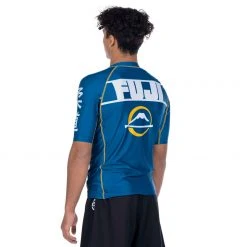 BFCM Skyline Judo Short Sleeve Rashguard Blue