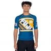BFCM Skyline Judo Short Sleeve Rashguard Blue