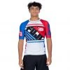 BFCM Skyline Judo Short Sleeve Rashguard White