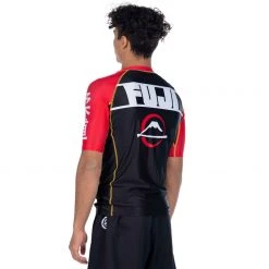 BFCM Skyline Judo Short Sleeve Rashguard Red