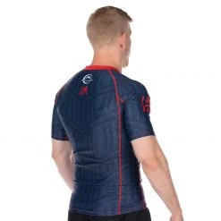 BFCM Jiu Jitsu Team FUJI Short Sleeve Rashguard Blue 9 BFCM Jiu Jitsu Team FUJI Short Sleeve Rashguard Blue