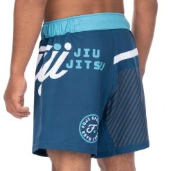 BFCM Script Grappling Shorts Blue Jiu Jitsu