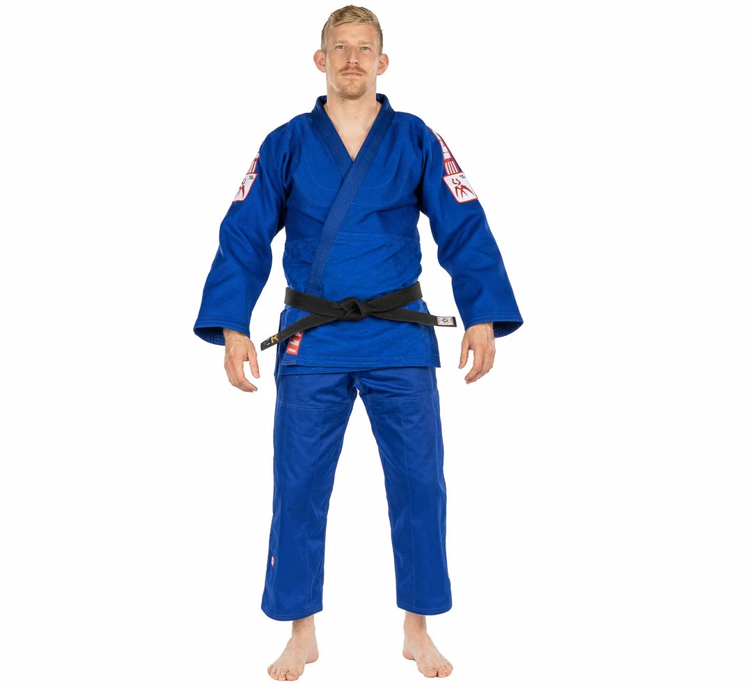 Deelux USA Judo Single Weave Gi 2.0 Blue 1 Deelux USA Judo Single Weave Gi 2.0 Blue