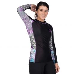 BFCM Kimono Kid's Long Sleeve Rashguard Purple