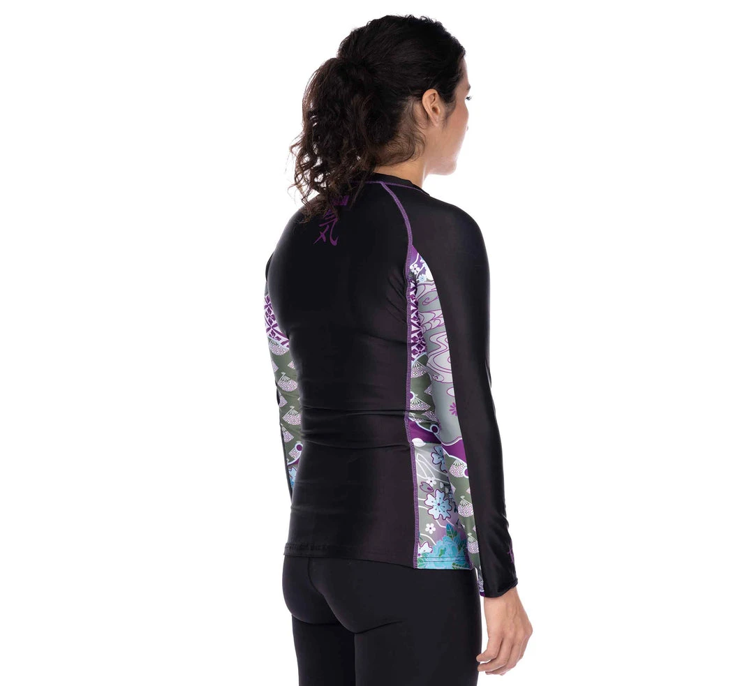 BFCM Kimono Womens Long Sleeve Rashguard Purple Jiu Jitsu 5 BFCM Kimono Womens Long Sleeve Rashguard Purple Jiu Jitsu