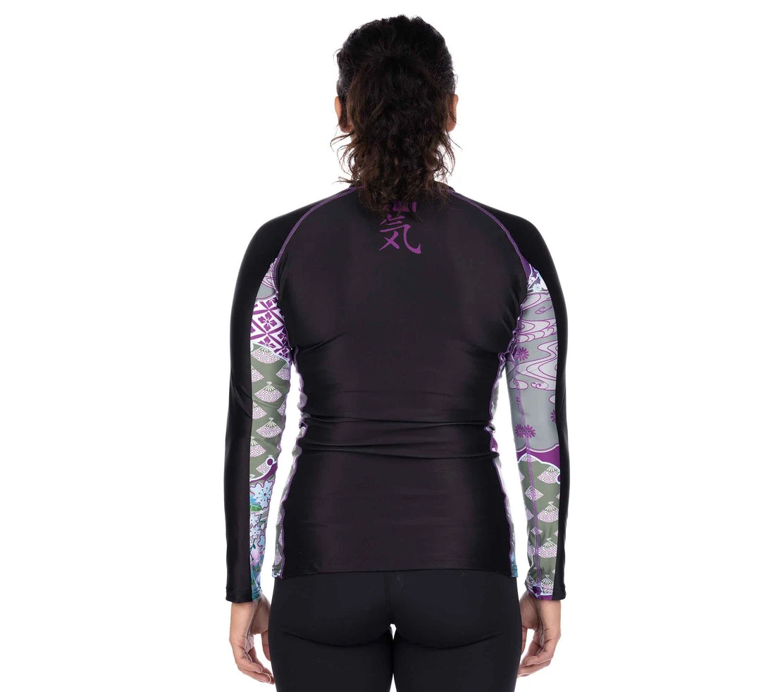 BFCM Kimono Womens Long Sleeve Rashguard Purple Jiu Jitsu 7 BFCM Kimono Womens Long Sleeve Rashguard Purple Jiu Jitsu