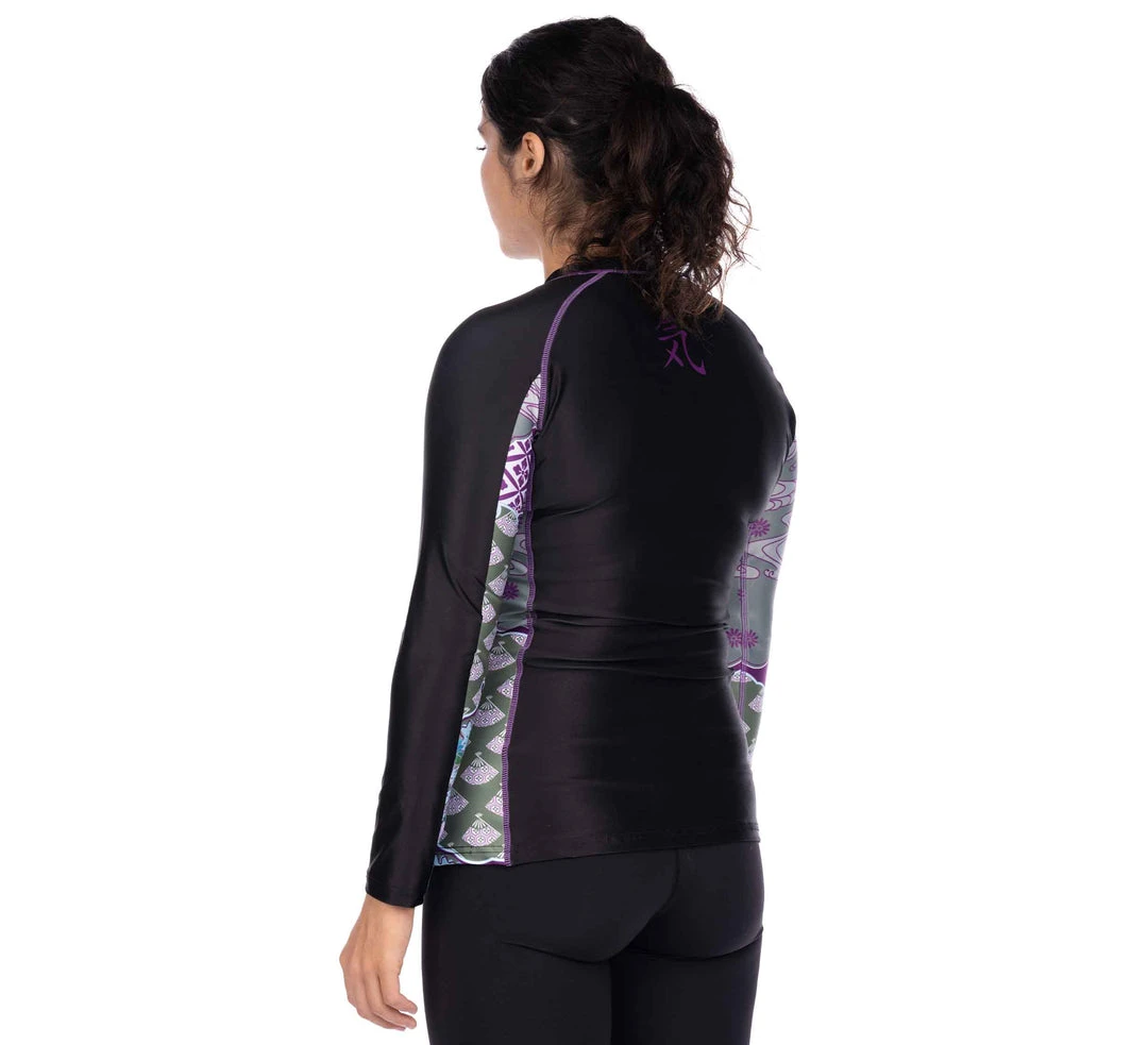 BFCM Kimono Womens Long Sleeve Rashguard Purple Jiu Jitsu 6 BFCM Kimono Womens Long Sleeve Rashguard Purple Jiu Jitsu