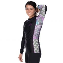 BFCM Kimono Kid's Long Sleeve Rashguard Purple